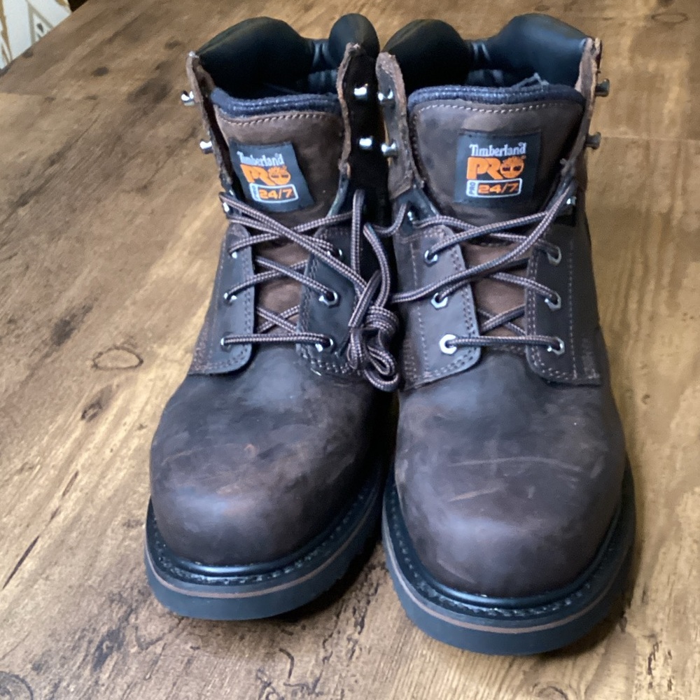 Timberland PRO Dark Brown Leather Boots